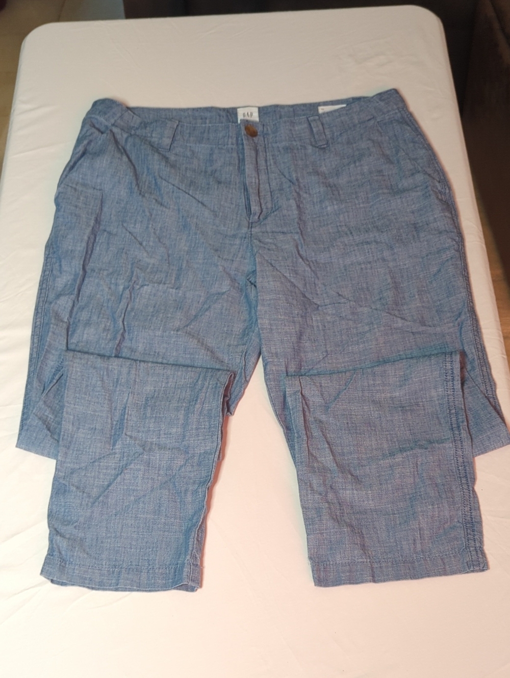 Women's GAP Light Chambrey Girlfriend Chino